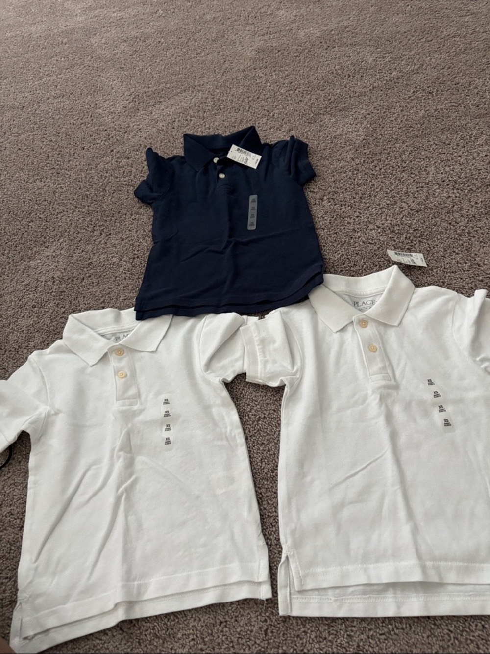 The Children's Place Polo Set in Navy & White